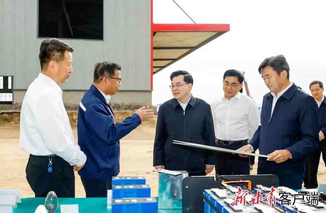 甘肃省委书记、省人大常委会主任胡昌升莅临银高储能视察调研